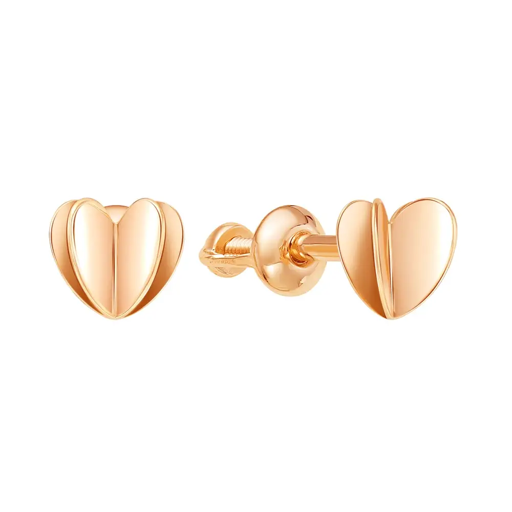 Серьги из красного золота 375 пробы 1