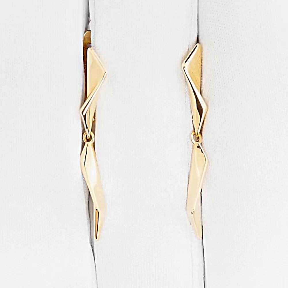 Серьги из красного золота 585 пробы 1