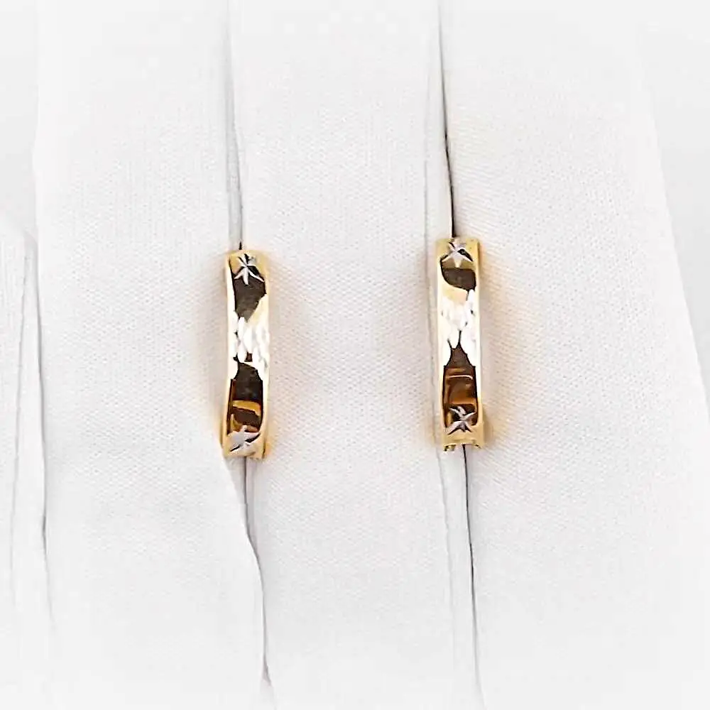 Серьги из красного золота 585 пробы 2