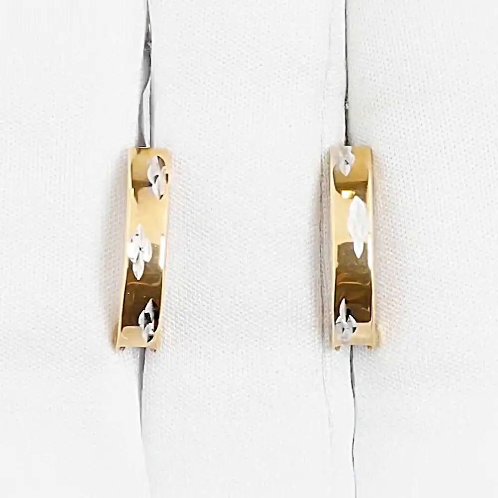 Серьги из красного золота 585 пробы 2
