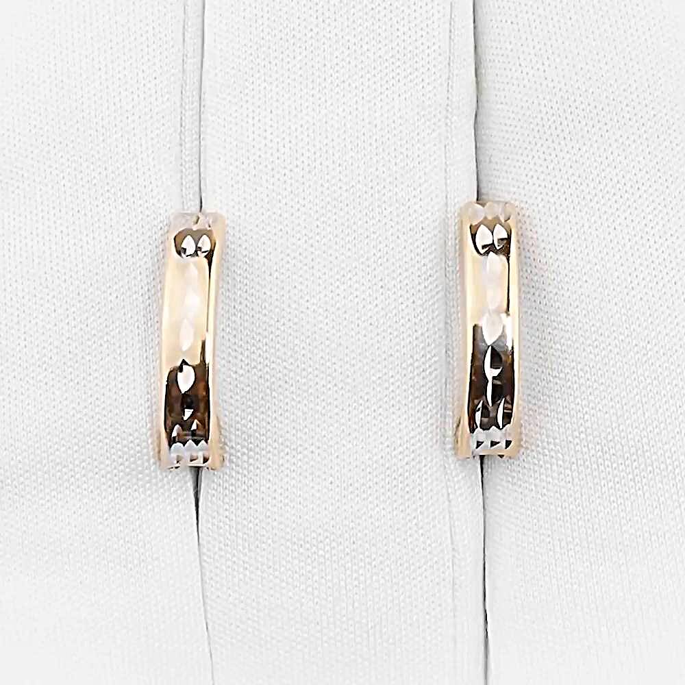 Серьги из красного золота 585 пробы 1