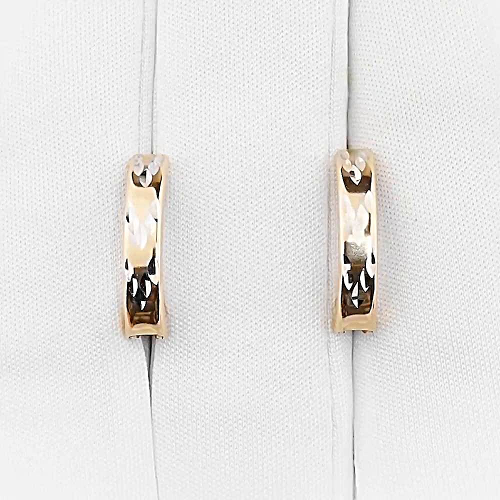 Серьги из красного золота 585 пробы 1