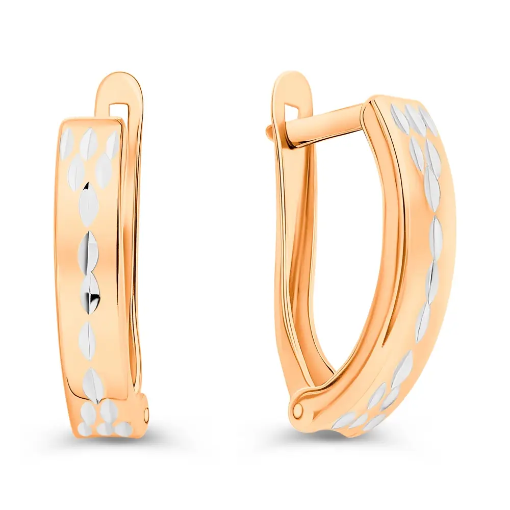 Серьги из красного золота 375 пробы 1