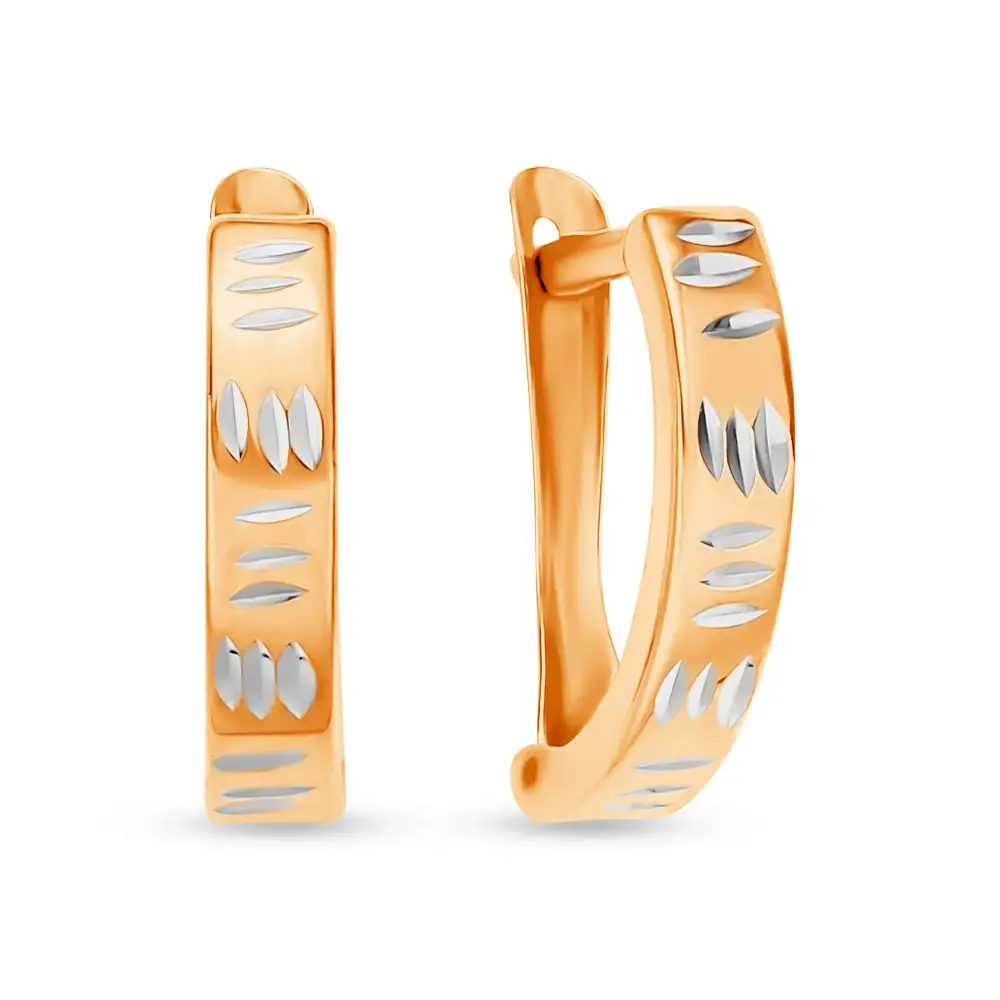 Серьги из красного золота 375 пробы 1
