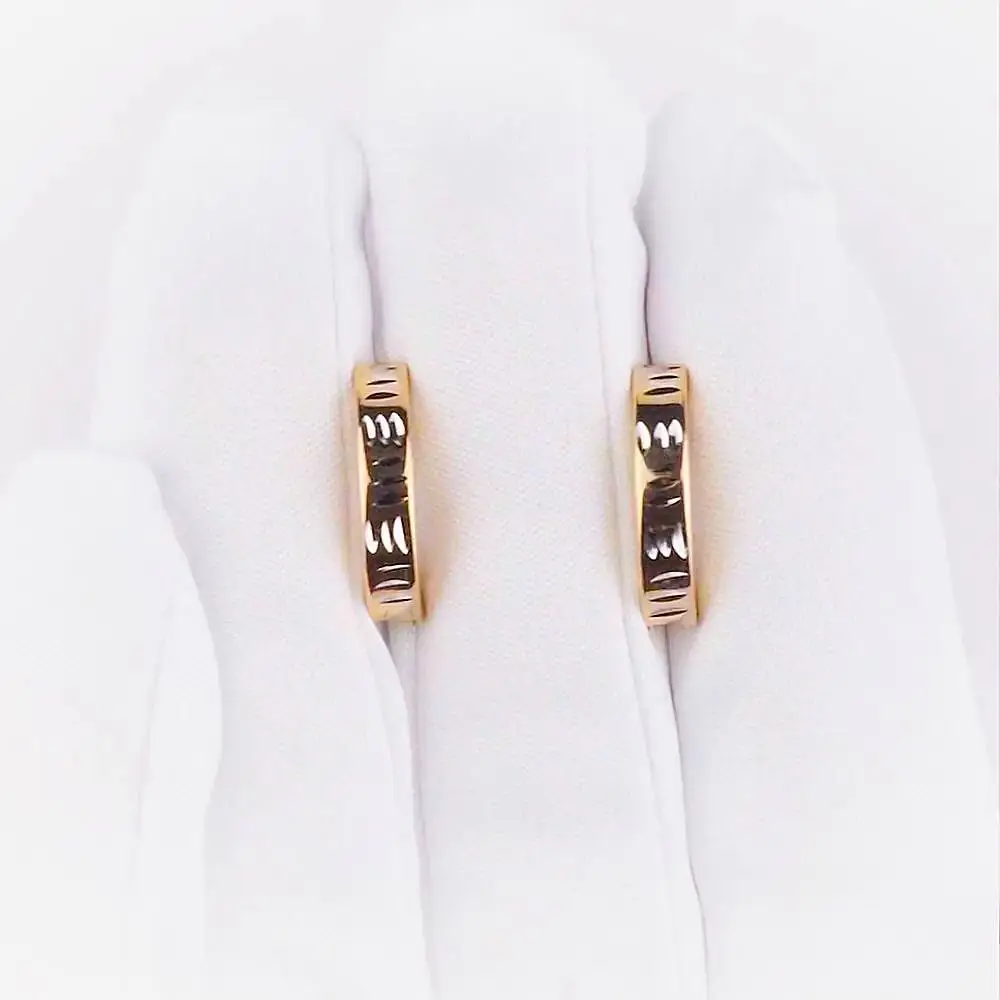 Серьги из красного золота 375 пробы 2