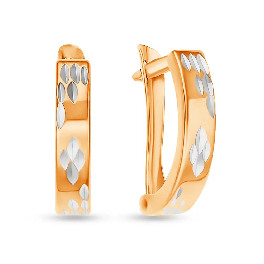 Серьги из красного золота 375 пробы 1
