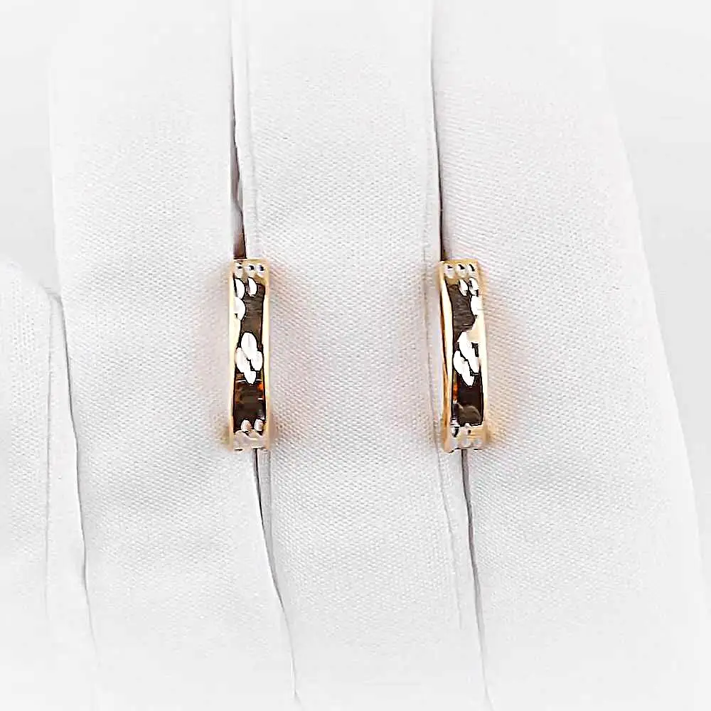 Серьги из красного золота 375 пробы 2
