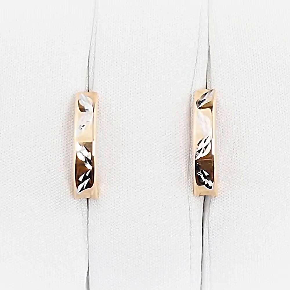 Серьги из красного золота 375 пробы 1