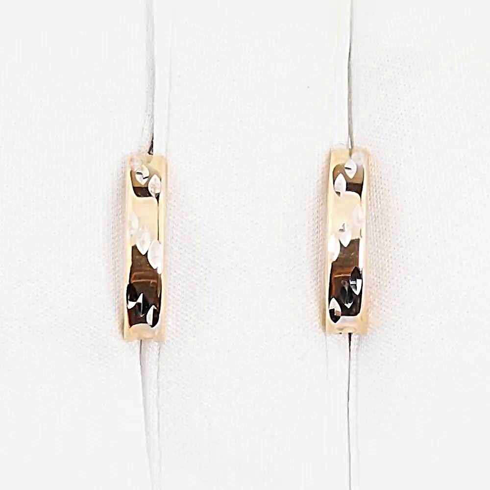 Серьги из красного золота 375 пробы 1