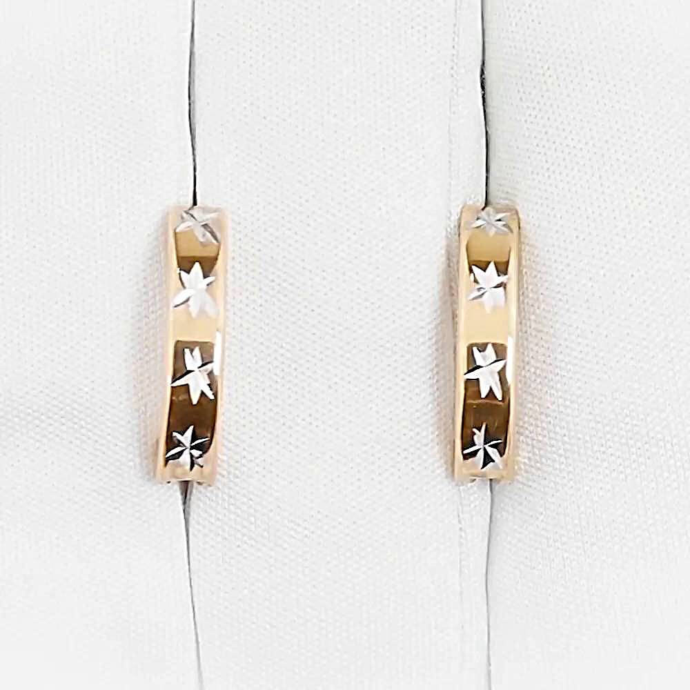 Серьги из красного золота 375 пробы 1