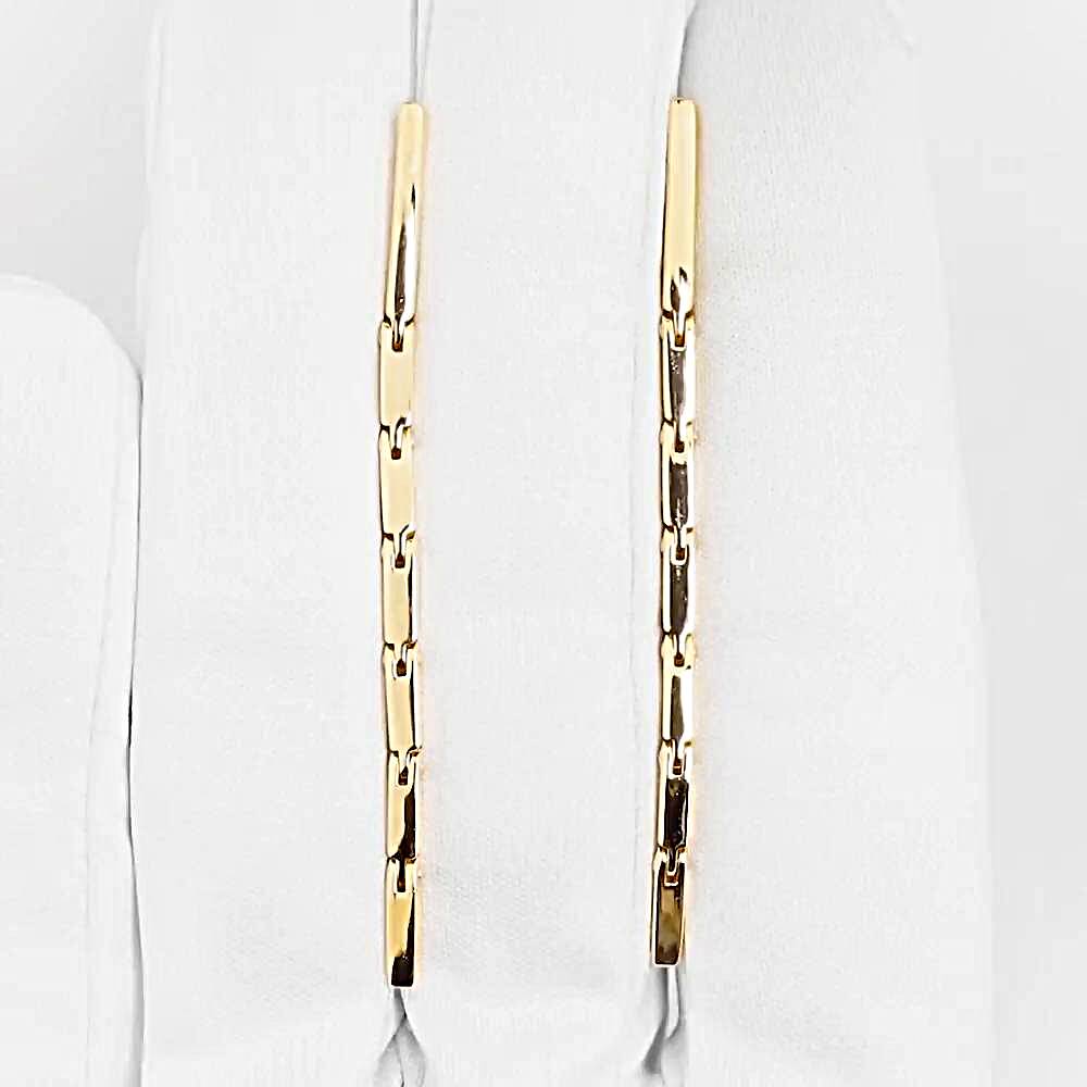 Серьги из красного золота 585 пробы 1