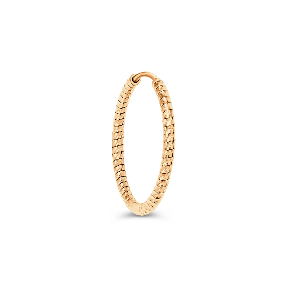 Серьга из красного золота 585 пробы