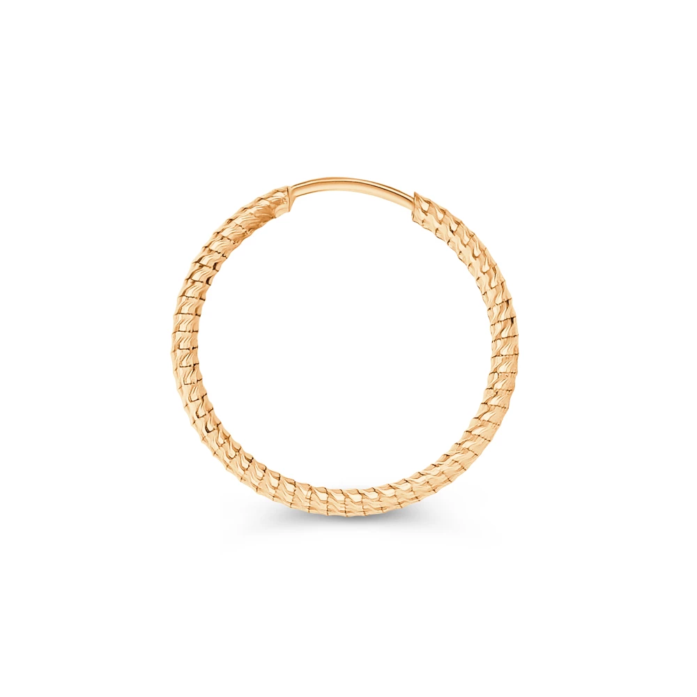 Серьга из красного золота 585 пробы