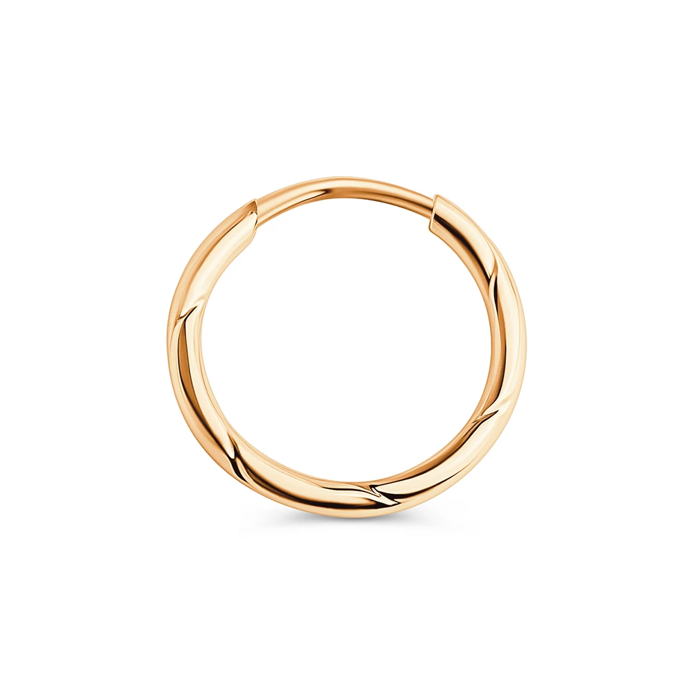 Серьга из красного золота 585 пробы