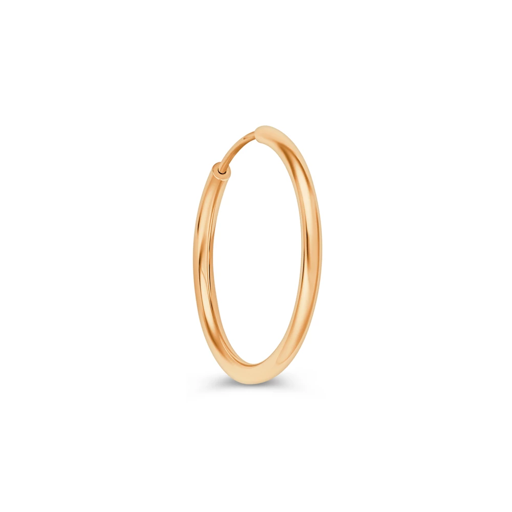 Серьга из красного золота 585 пробы