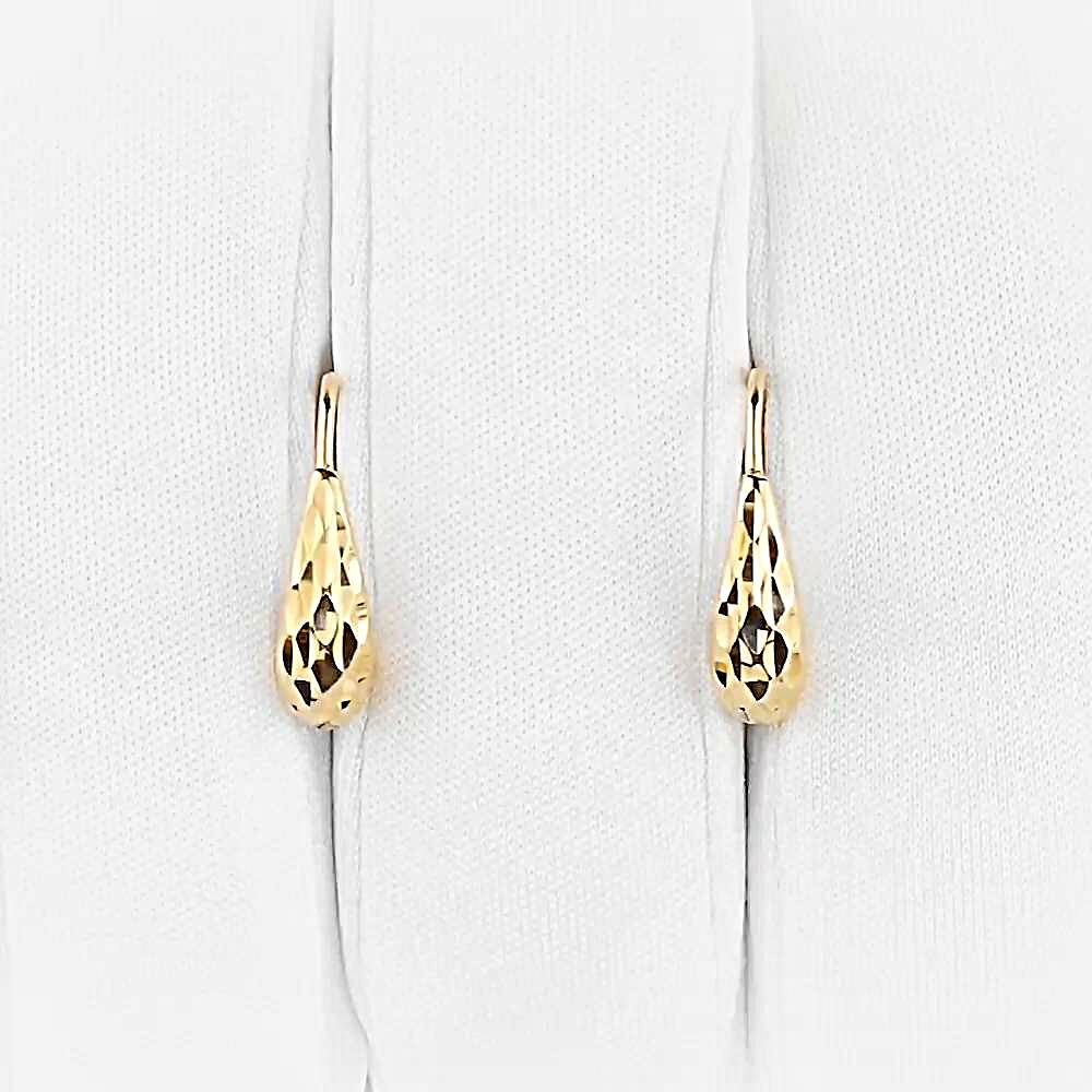 Серьги из красного золота 585 пробы 1