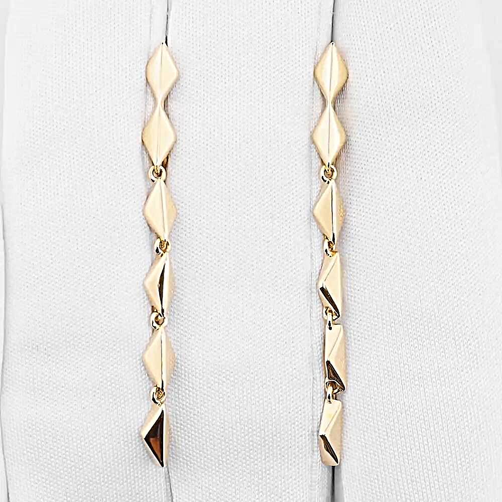 Серьги из красного золота 585 пробы 1