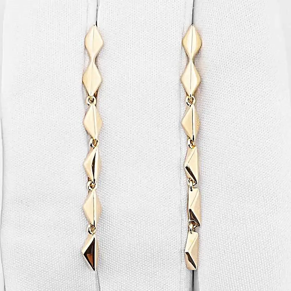 Серьги из красного золота 585 пробы 2