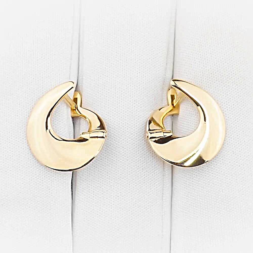 Серьги из красного золота 585 пробы 1