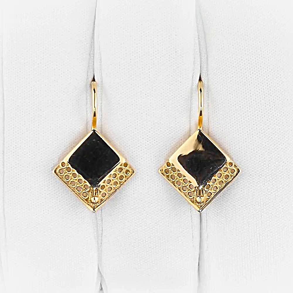 Серьги из красного золота 585 пробы 1
