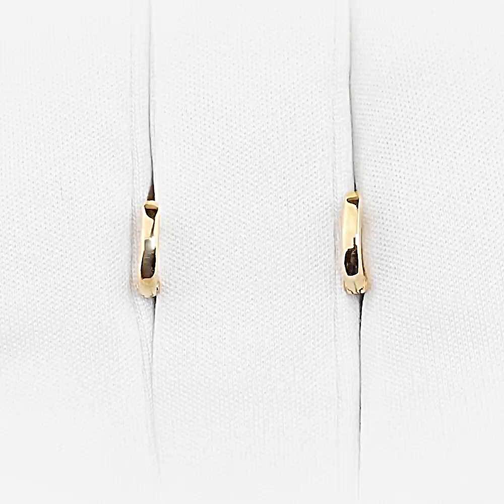 Серьги конго из красного золота 585 пробы 1