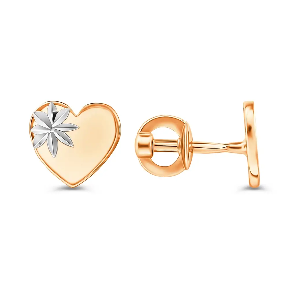 Серьги из красного золота 585 пробы 3