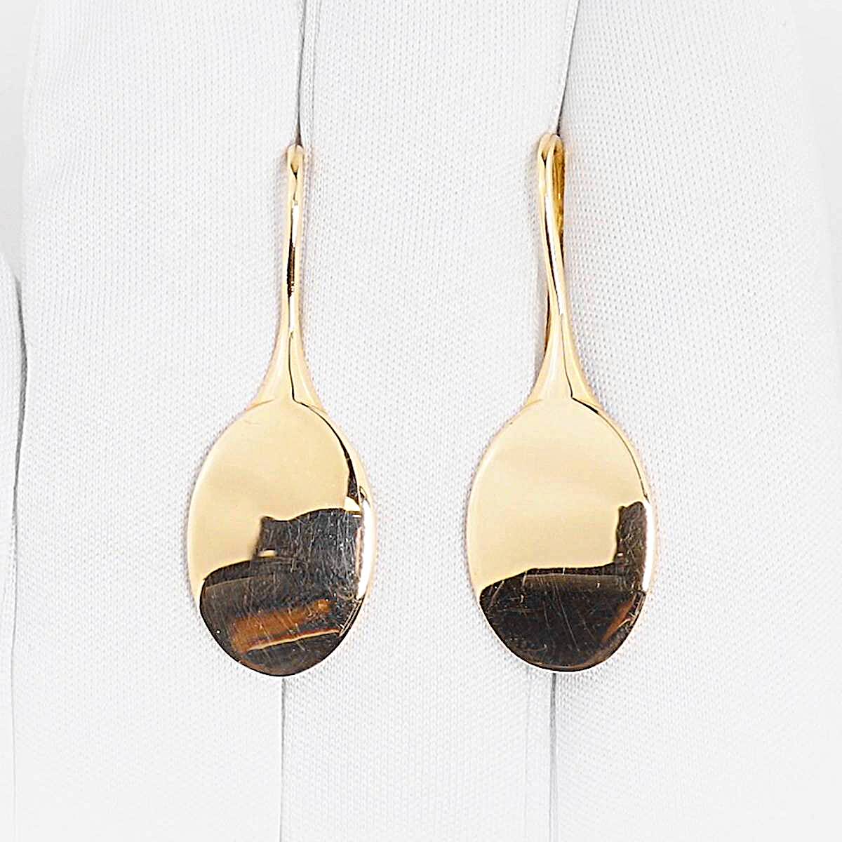 Серьги из красного золота 585 пробы 1