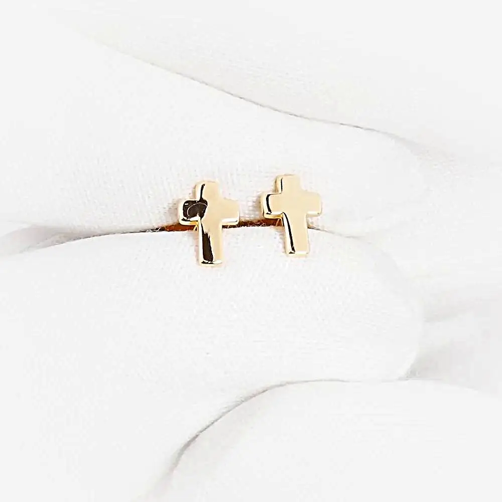 Серьги из красного золота 585 пробы 2