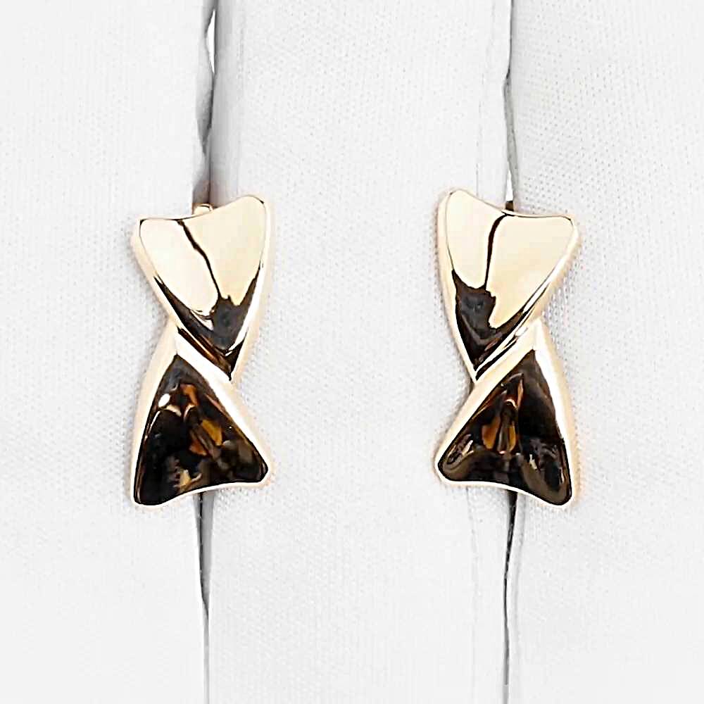 Серьги из красного золота 585 пробы 1