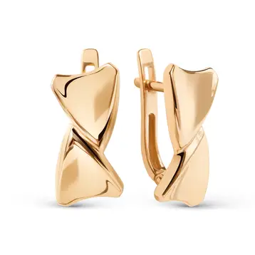Серьги из красного золота 585 пробы