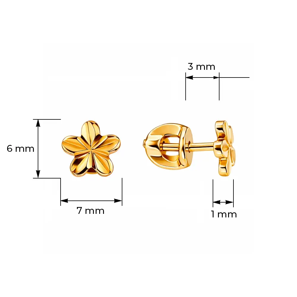 Серьги из красного золота 375 пробы 4