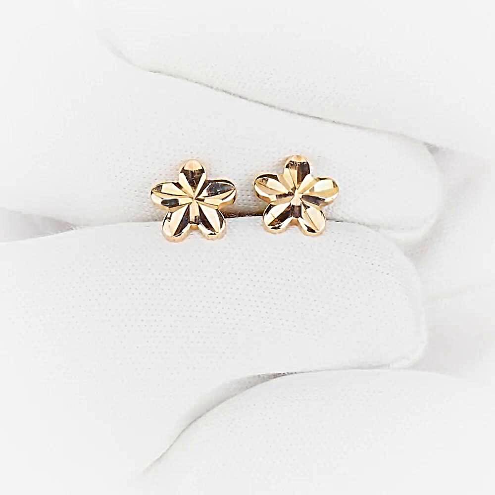 Серьги из красного золота 375 пробы