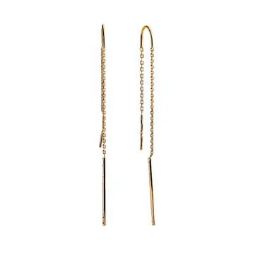 Серьги из красного золота 375 пробы