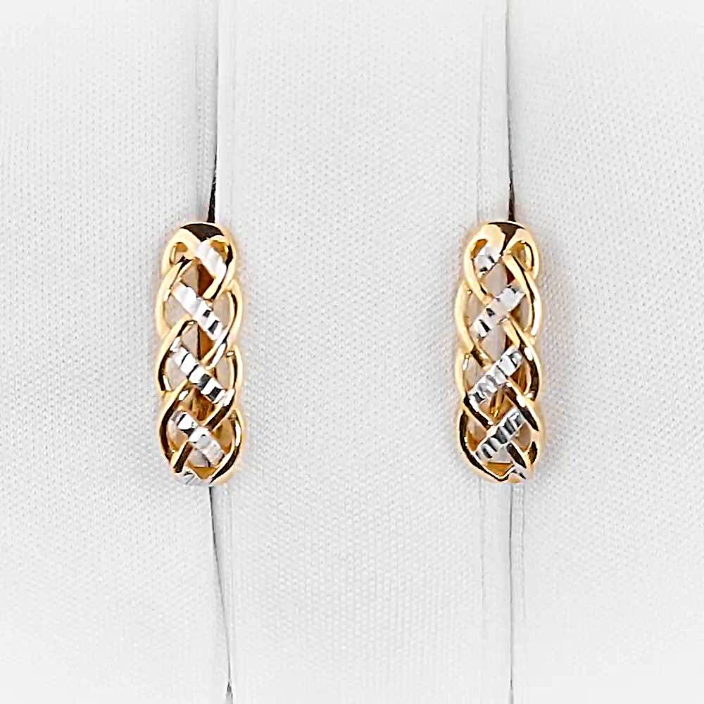 Серьги из красного золота 375 пробы 1