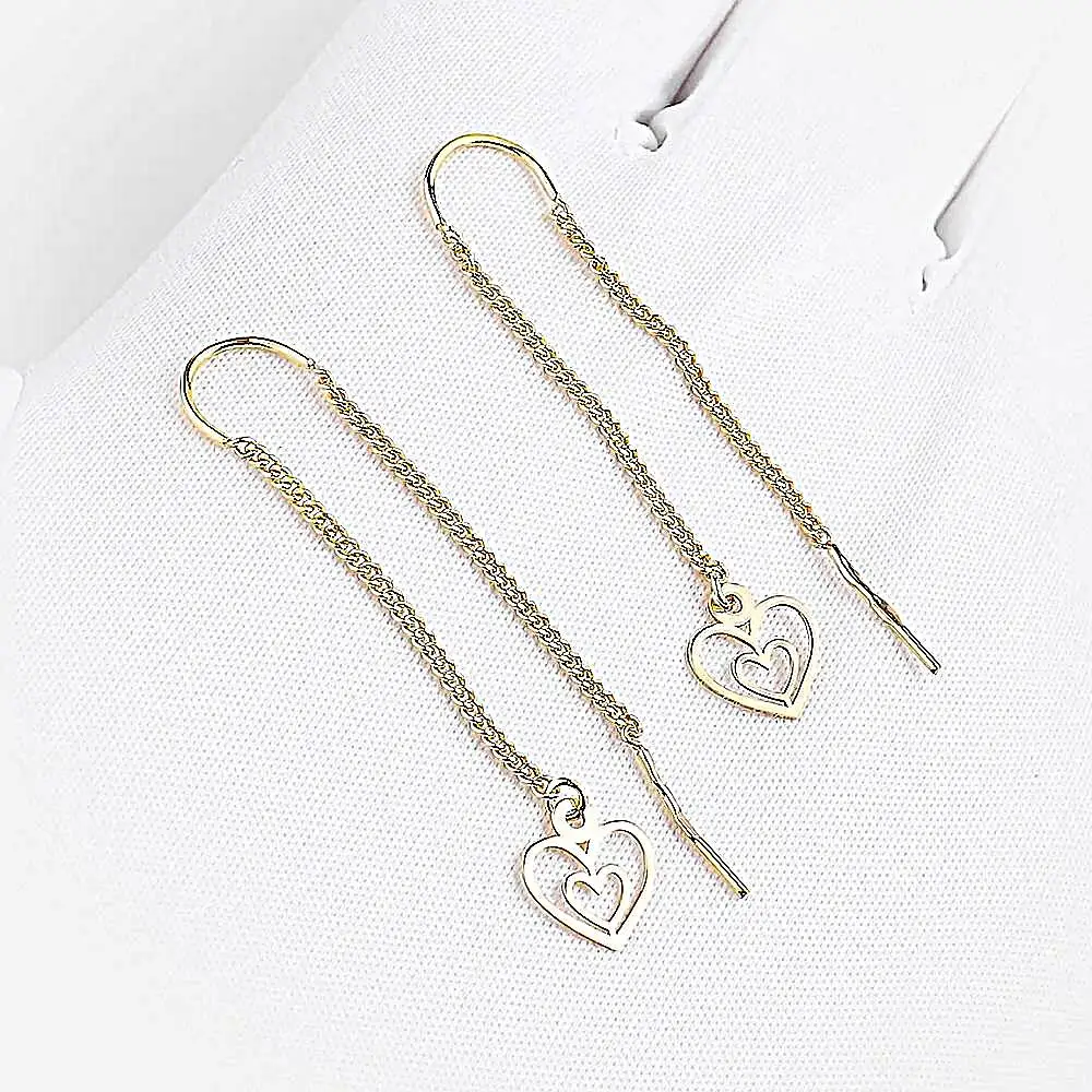 Серьги из красного золота 375 пробы 2