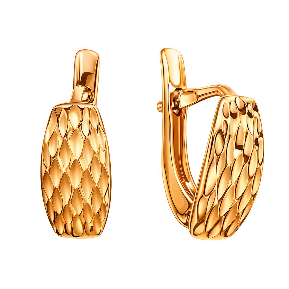 Серьги из красного золота 375 пробы Серьги из красного золота 375 пробы