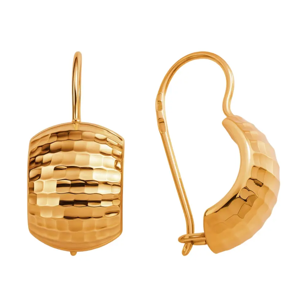 Серьги из красного золота 375 пробы 3