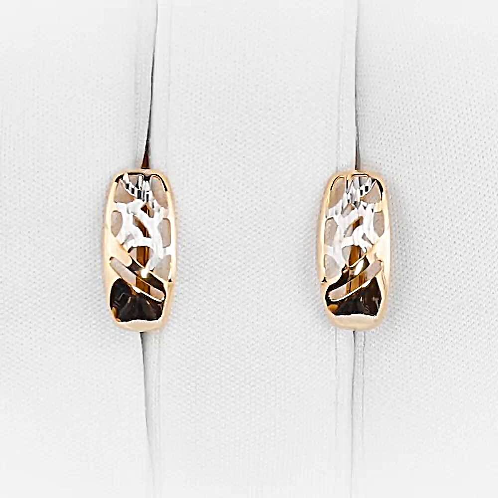 Серьги из красного золота 375 пробы 1