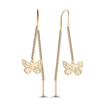 Серьги из красного золота 375 пробы