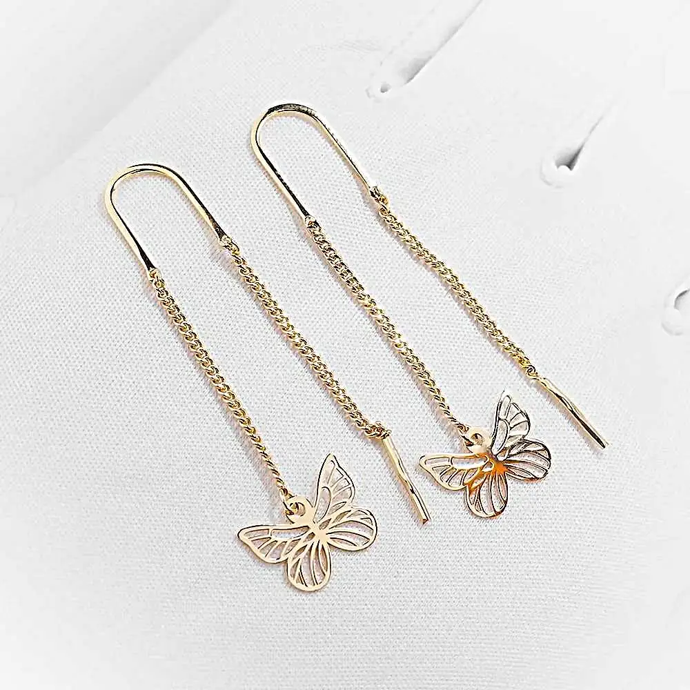 Серьги из красного золота 375 пробы 2