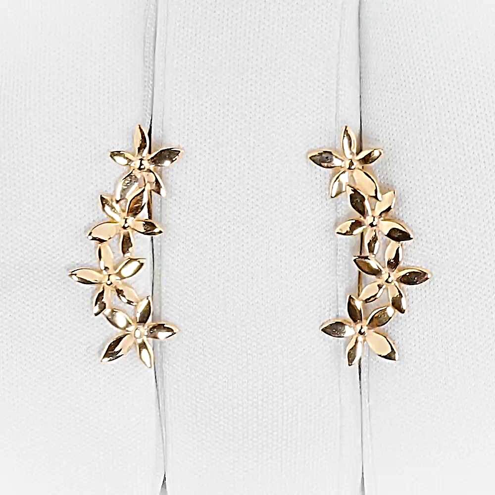 Серьги из красного золота 375 пробы 1