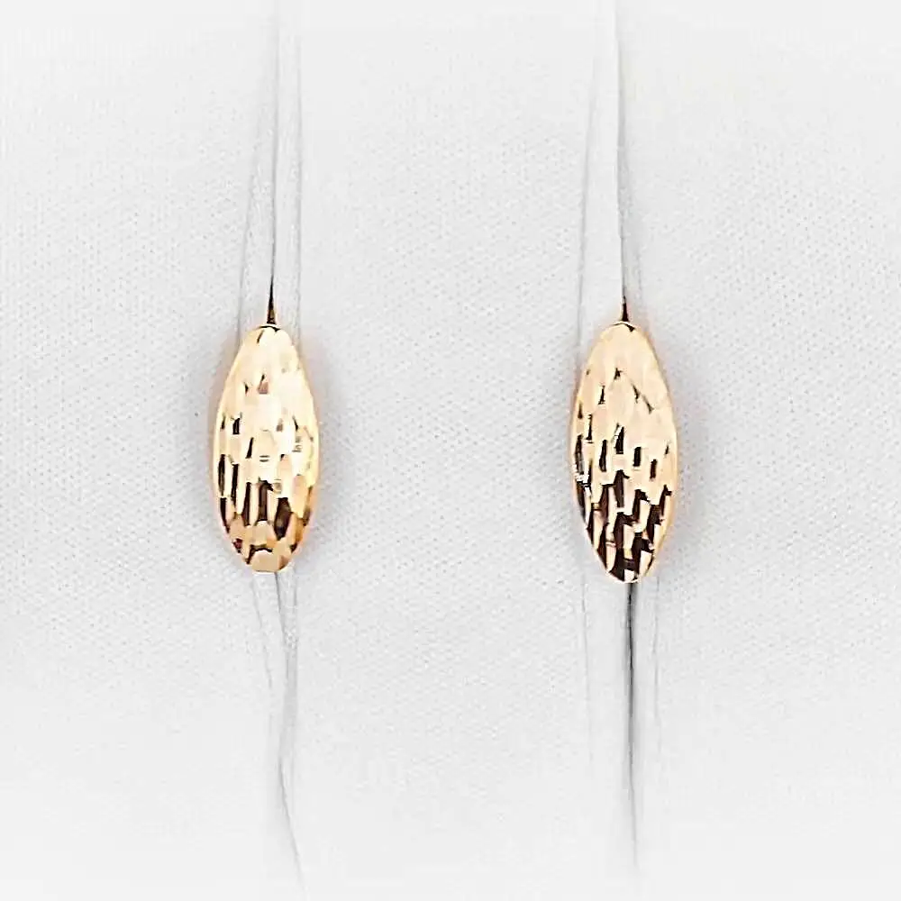 Серьги из красного золота 375 пробы 2