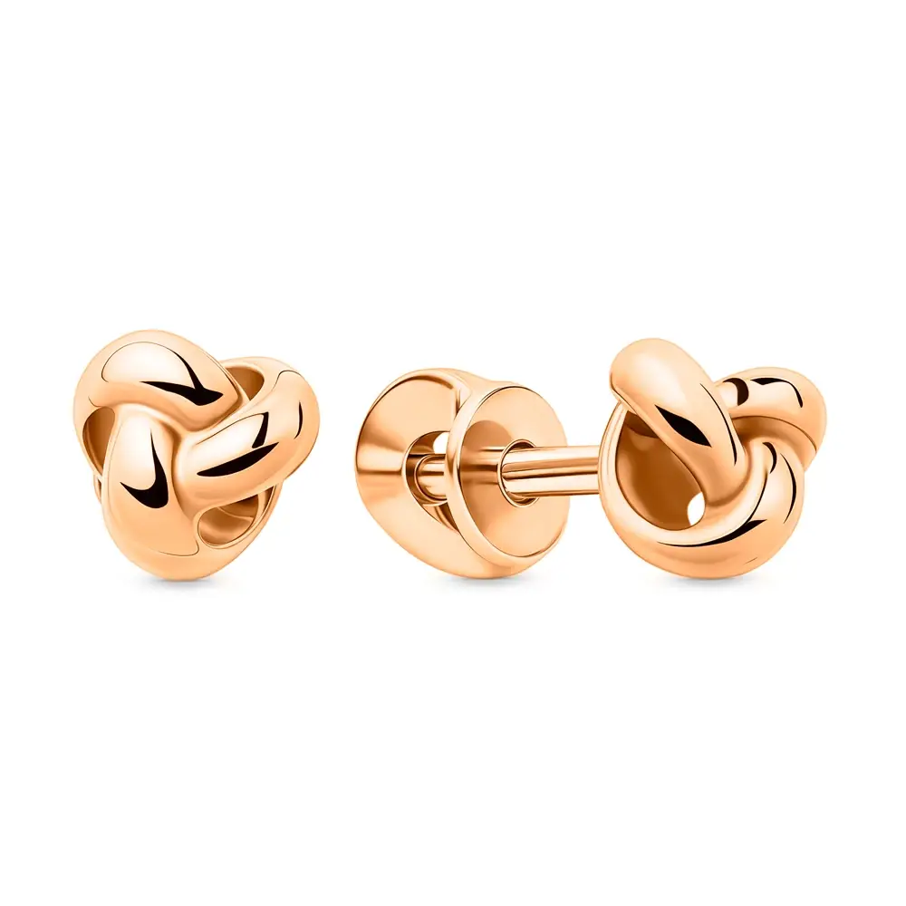 Серьги из красного золота 375 пробы 1