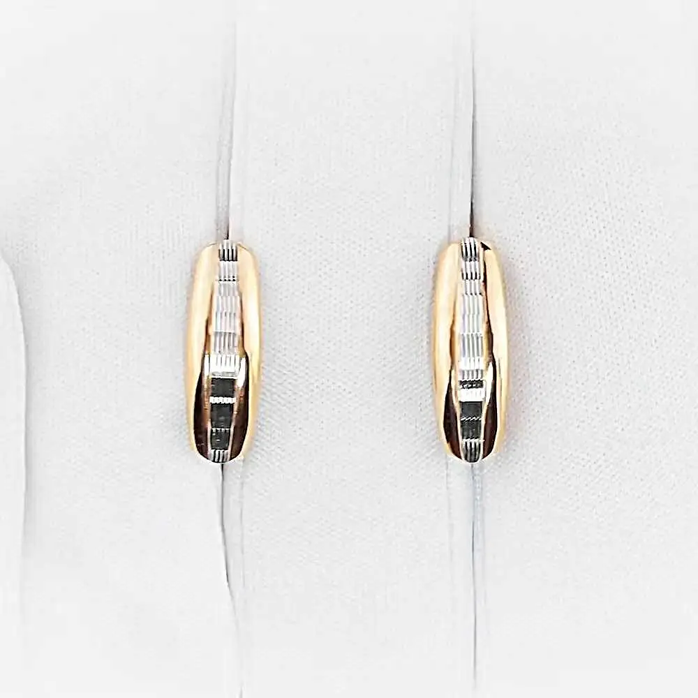 Серьги из красного золота 375 пробы 2