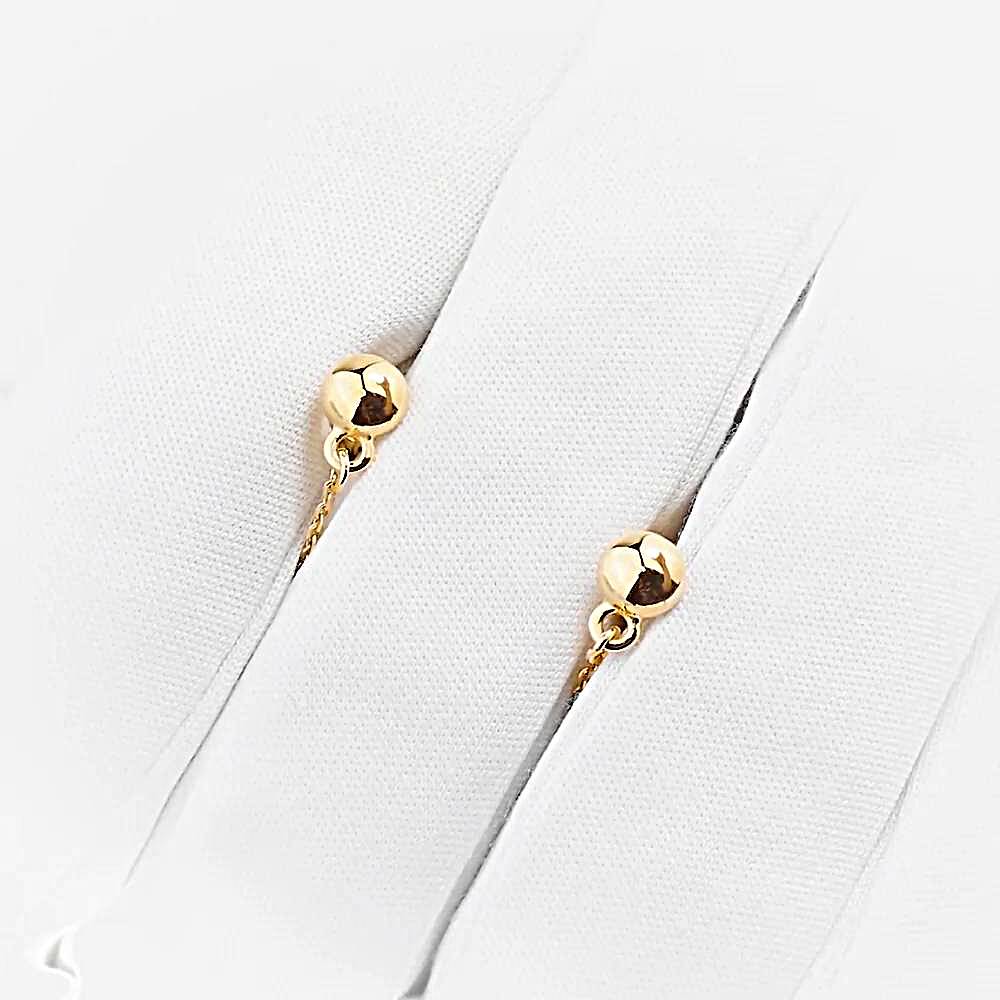 Серьги из красного золота 585 пробы 1