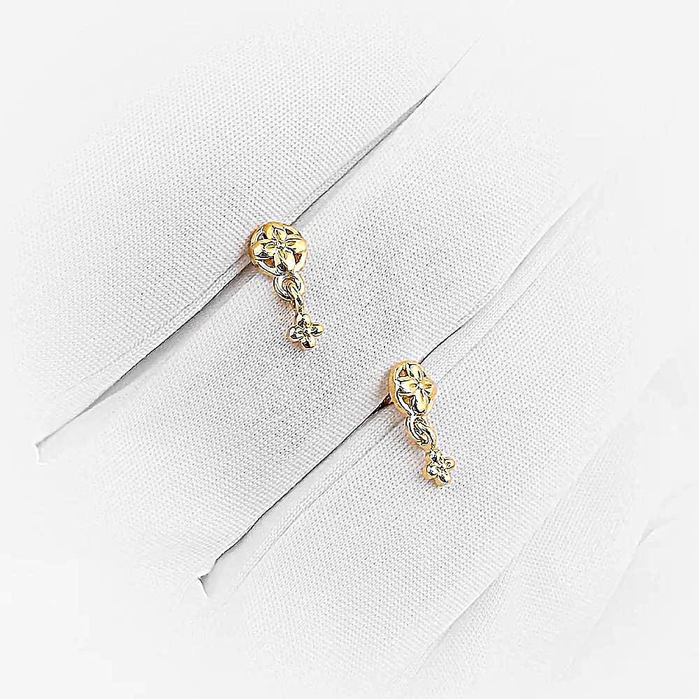 Серьги из красного золота 585 пробы