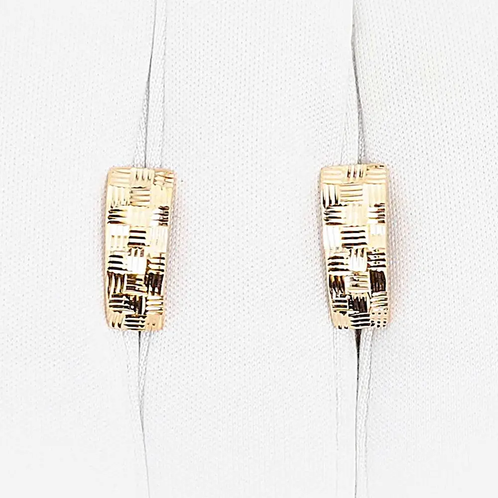 Серьги из красного золота 585 пробы 2