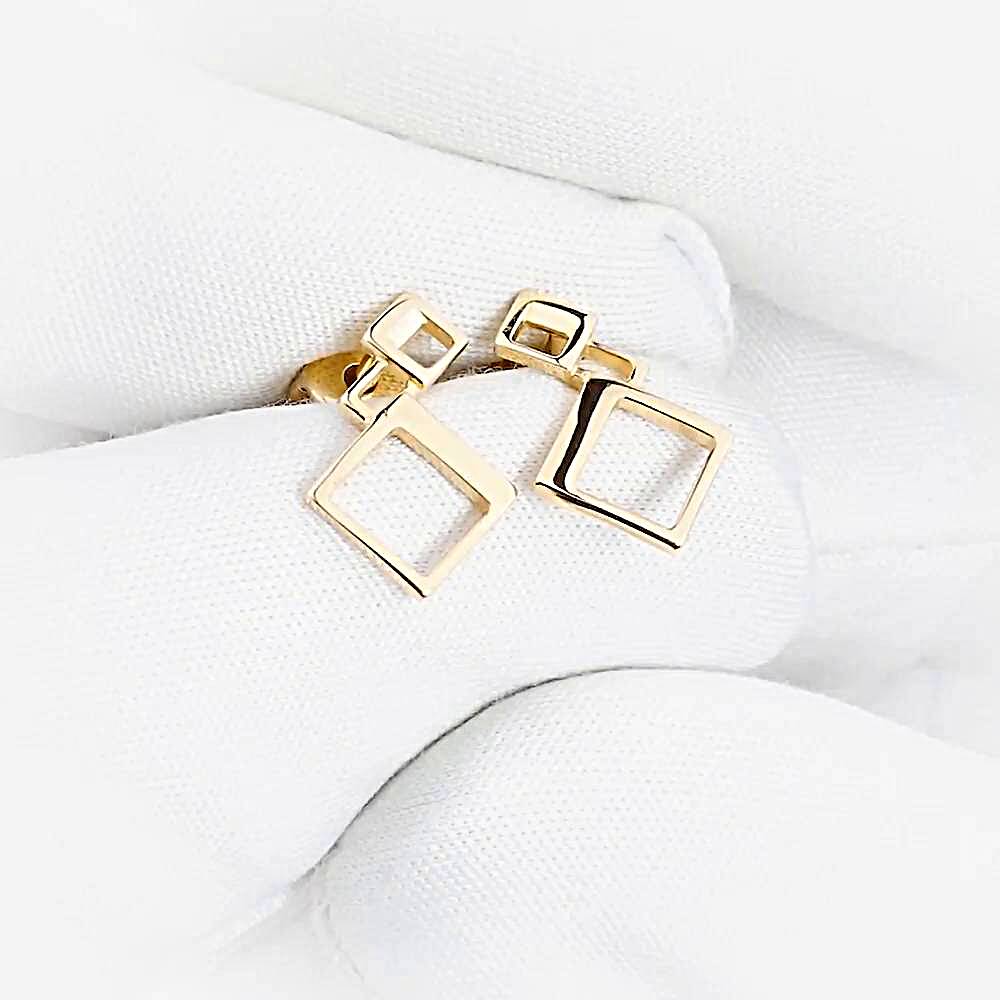 Серьги из красного золота 585 пробы