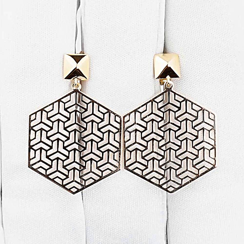 Серьги из красного золота 585 пробы