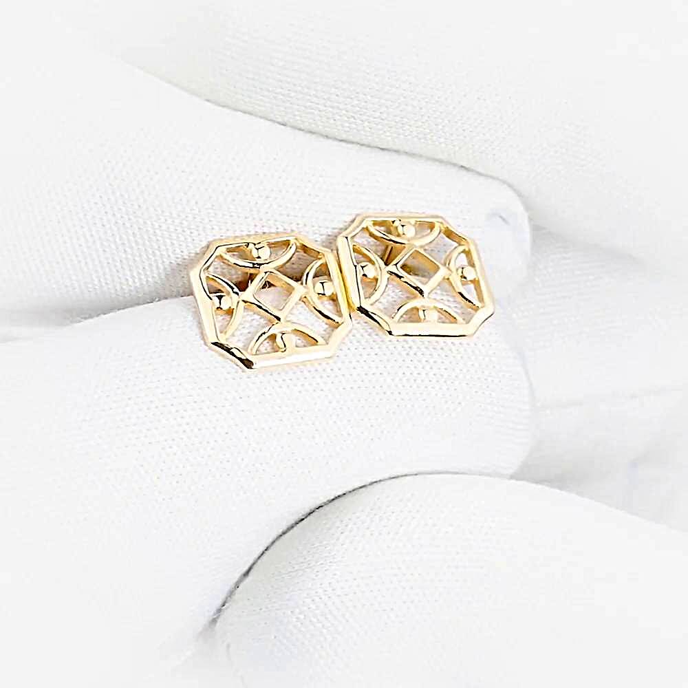 Серьги из красного золота 585 пробы